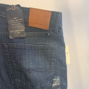 NEW Men’s Lucky Brand Jeans, 121 Heritage Slim.